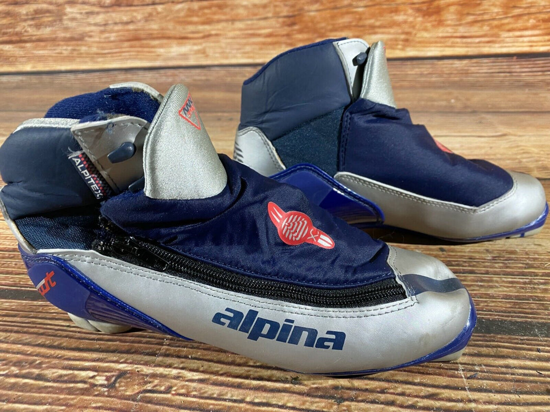 Alpina 314 Nordic Cross Country Ski Boots Size EU39 US7 for NNN 2933
