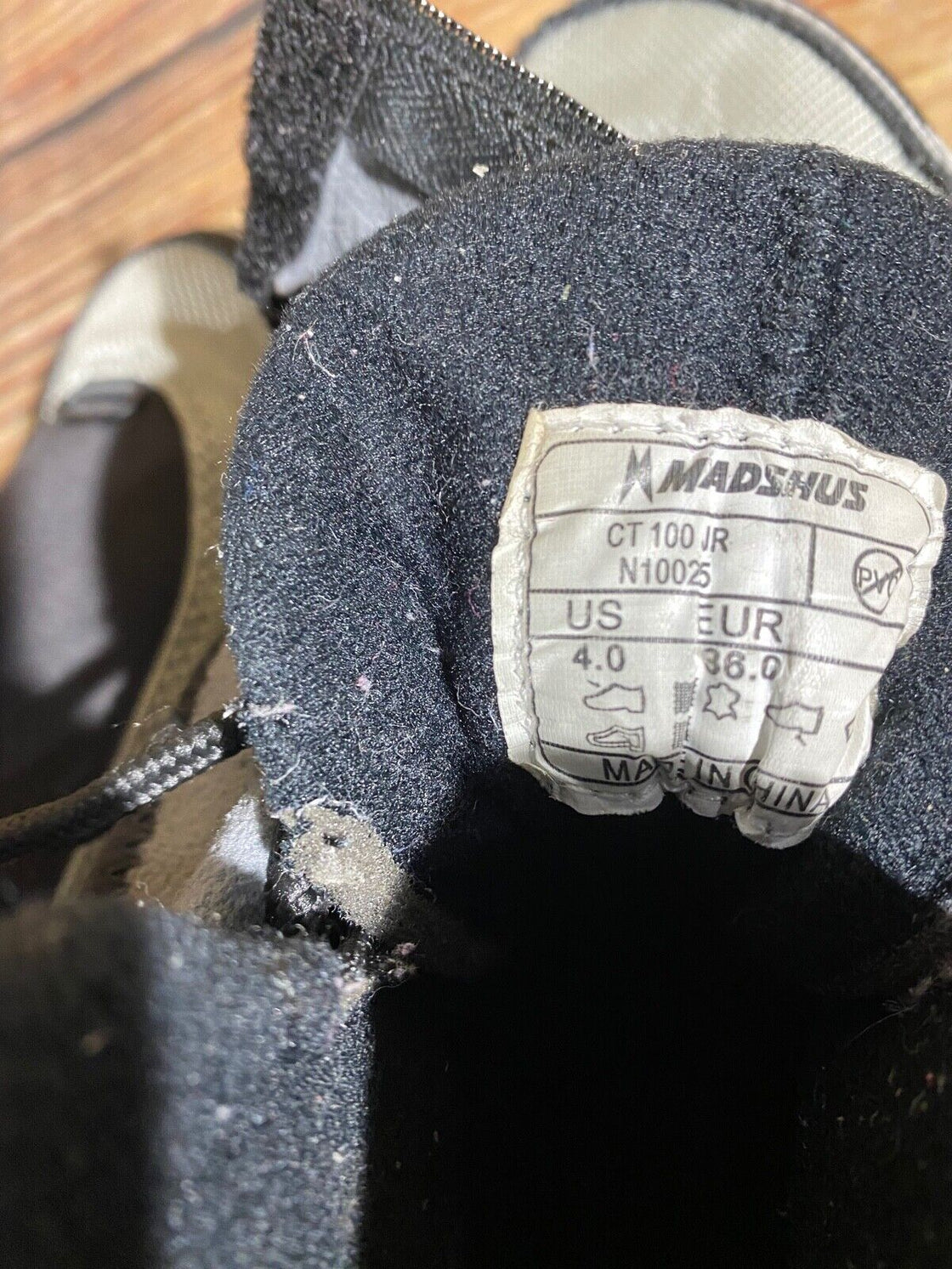 Madshus CT100 Nordic Cross Country Ski Boots Size EU36 US4.5 for NNN 1973