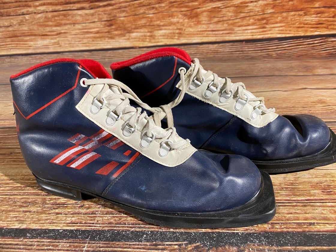 Alfa Retro Vintage Nordic Norm Cross Country Ski Boots EU41 US8.5 NN 75mm 1756