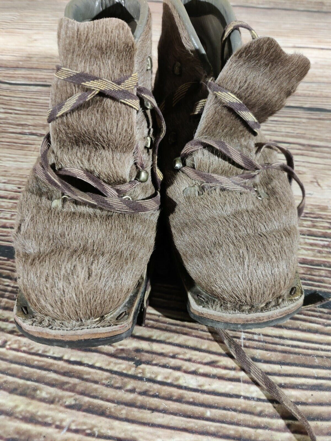 NORRONA Vintage Cross Country Ski Boots Kandahar Old Cable Binding EU40 US6 KL38