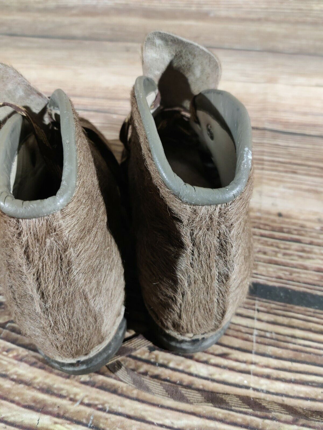 NORRONA Vintage Cross Country Ski Boots Kandahar Old Cable Binding EU40 US6 KL38