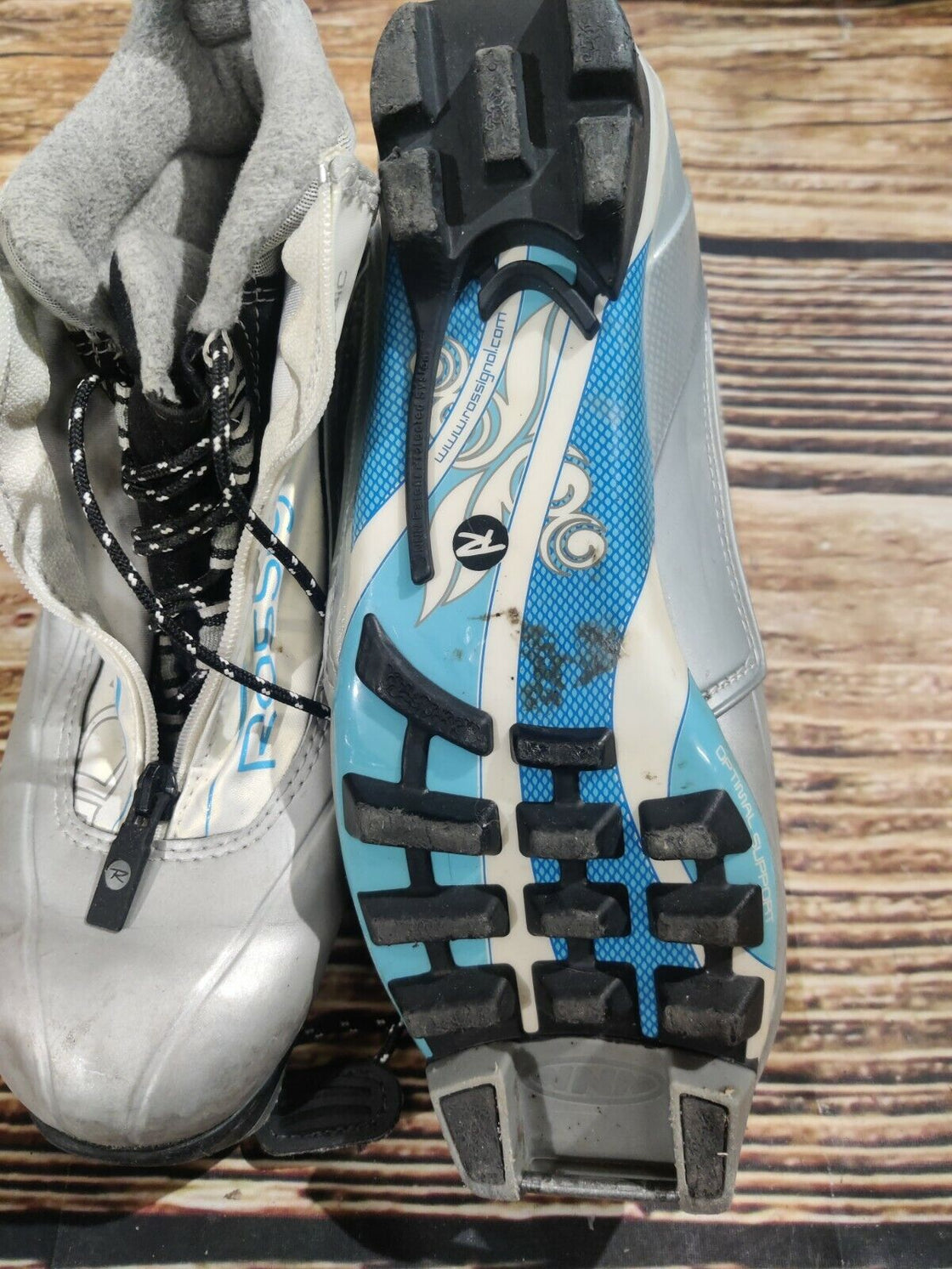 Rossignol X7 Classic Nordic Cross Country Ski Boots Size EU38 US6 NNN 2794