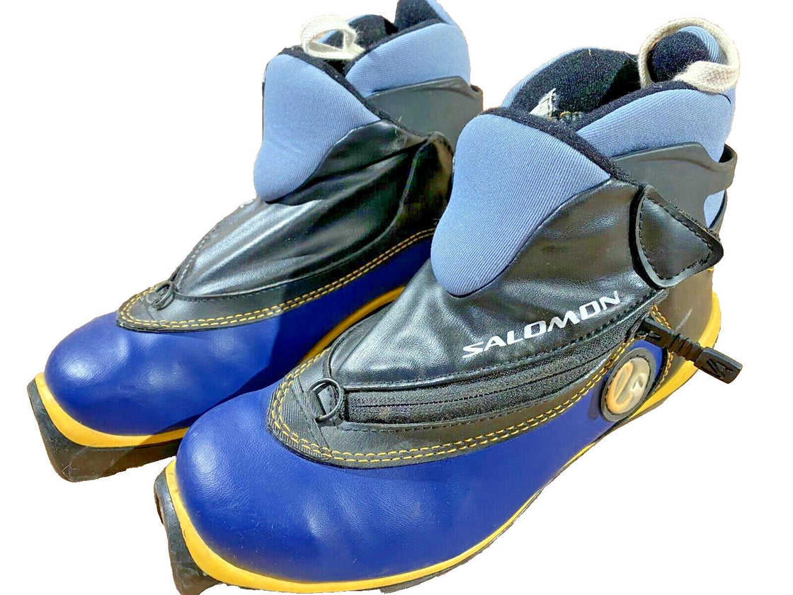SALOMON E7 Nordic Cross Country Ski Boots Size EU37 US5 SNS Profil 2357