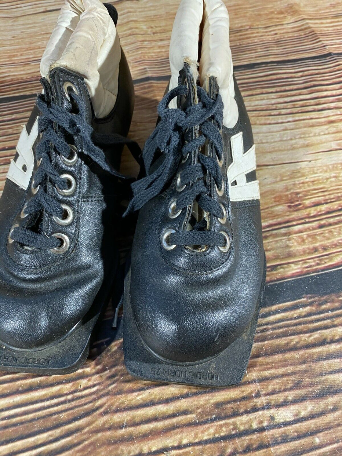 Alfa Vintage Nordic Cross Country Ski Boots EU35 US3 NN 75mm 3pin 1767