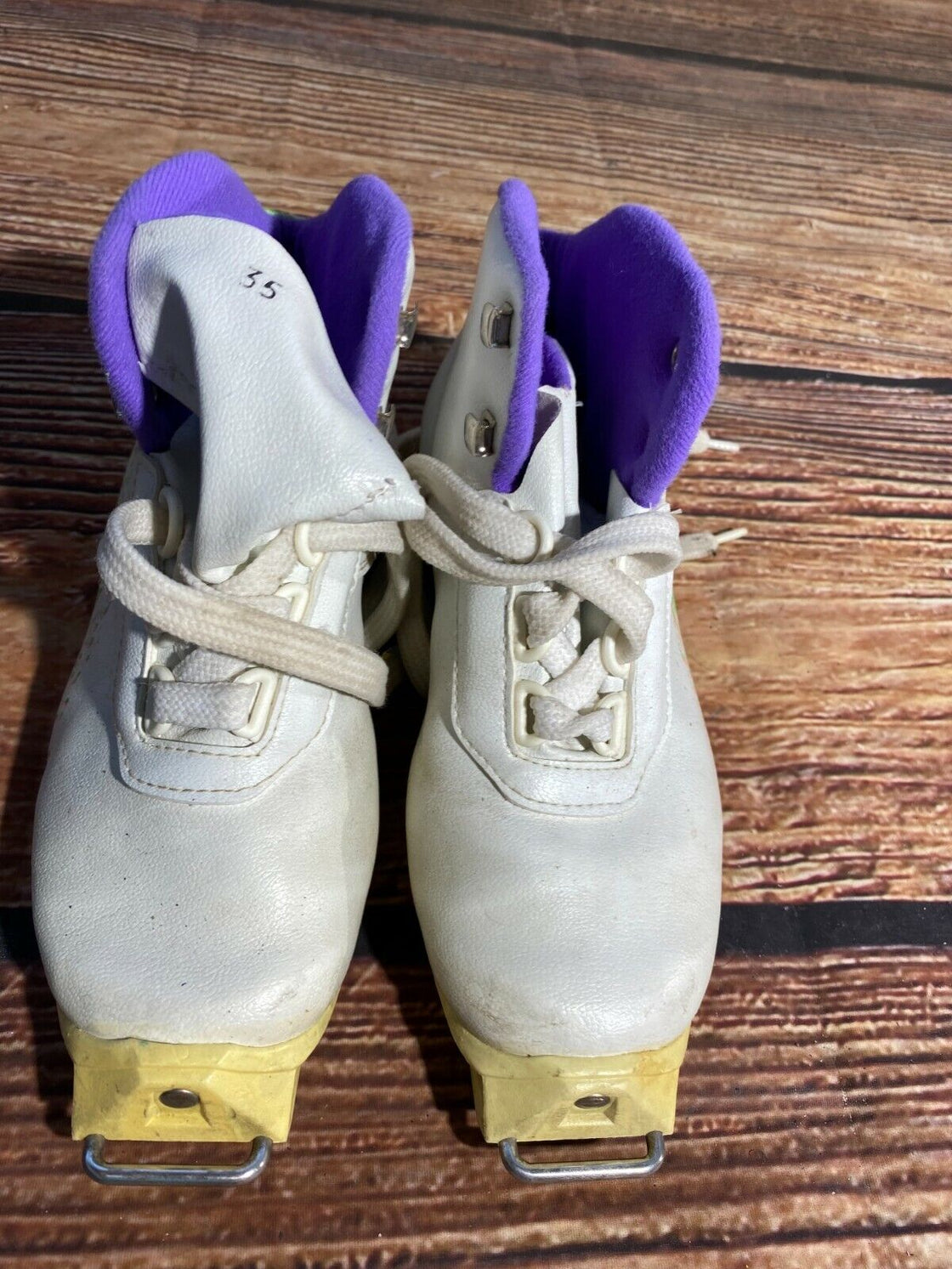 SANGIORGIO Vintage Nordic Cross Country Ski Boot EU35 US4.5 SNS Old Binding 1231