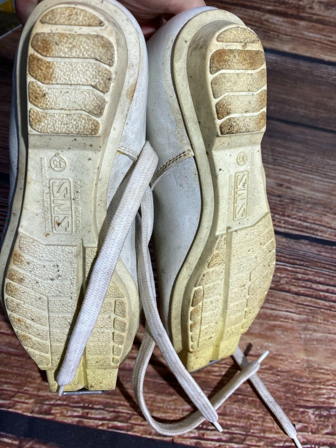 SANGIORGIO Vintage Nordic Cross Country Ski Boot EU35 US4.5 SNS Old Binding 1231