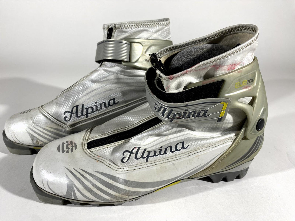 Alpina Eve30S Nordic Cross Country Ski Boots Size EU39 US8 for NNN 785