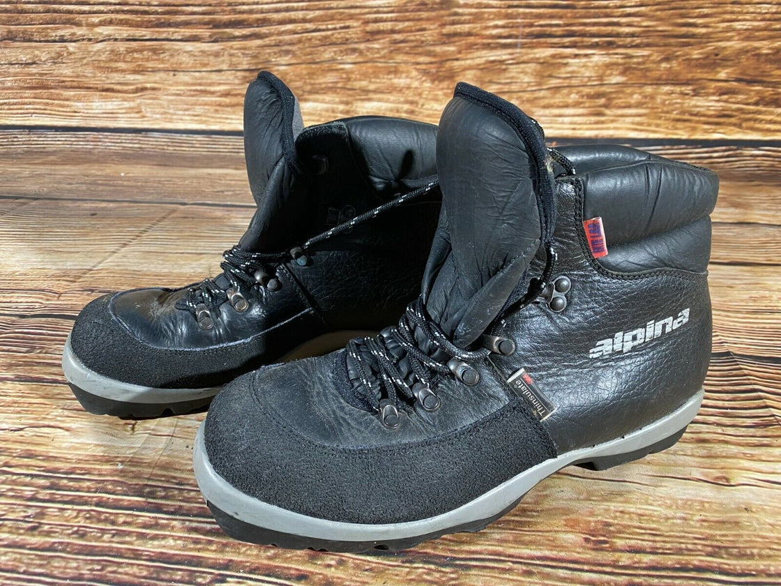 Alpina Back Country Nordic Ski Boots Size EU42 US9 NNN-BC bindings 1837
