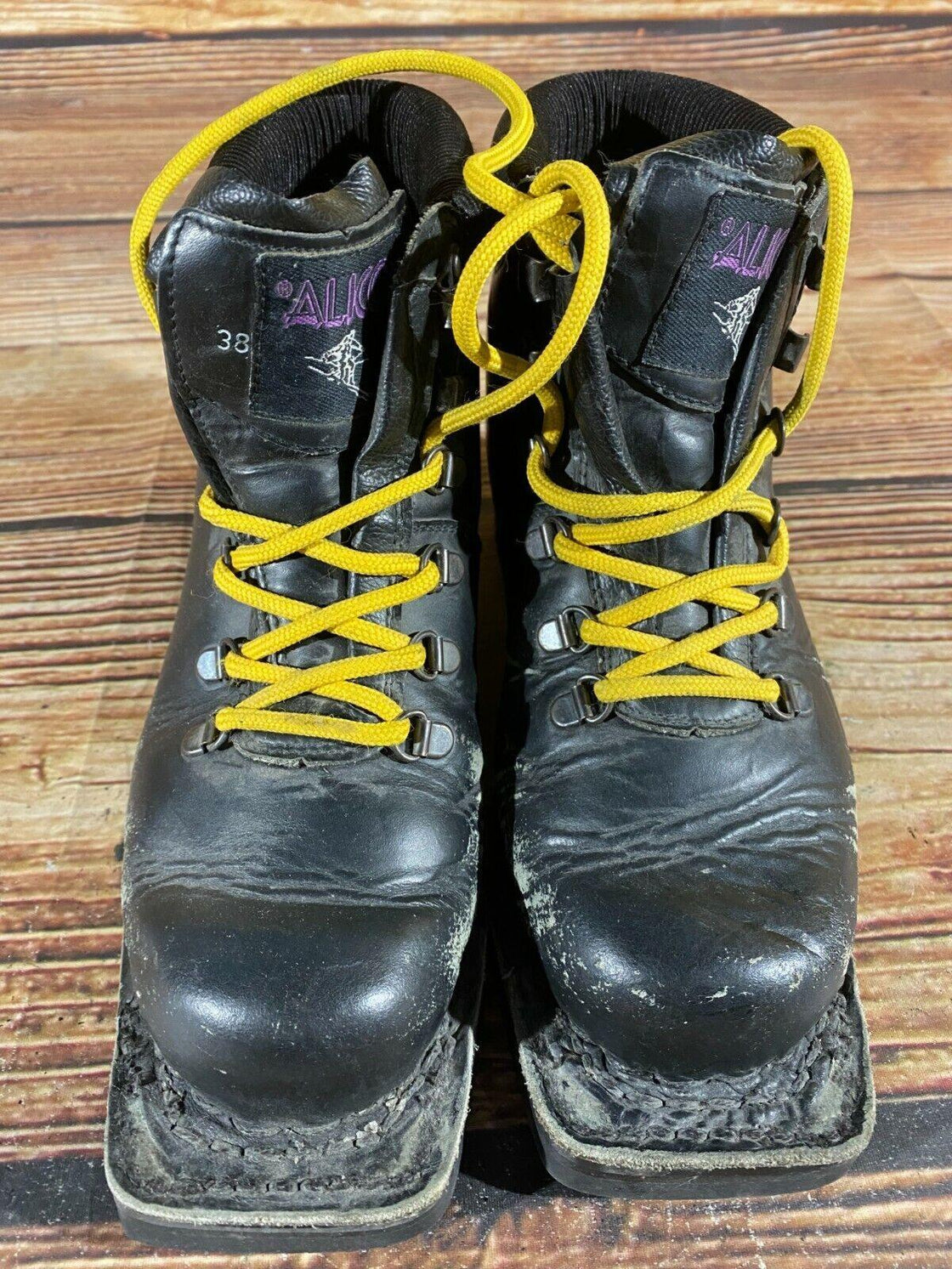 Alico Telemark Nordic Norm Cross Ski Boots Size EU38 US6 NN 75mm 1625