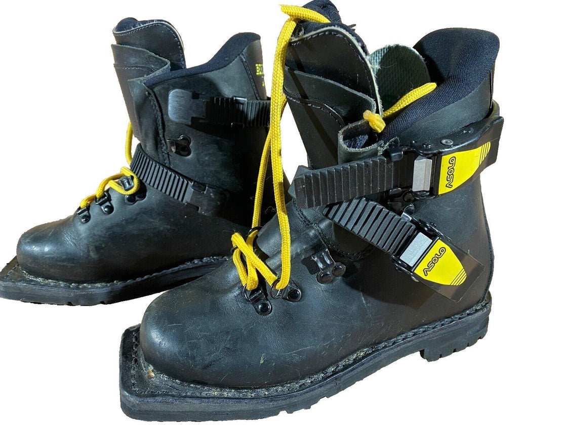 Asolo Extreme Plus Telemark Nordic Norm Cross Ski Boots EU38 US5.5 NN 75mm 1664