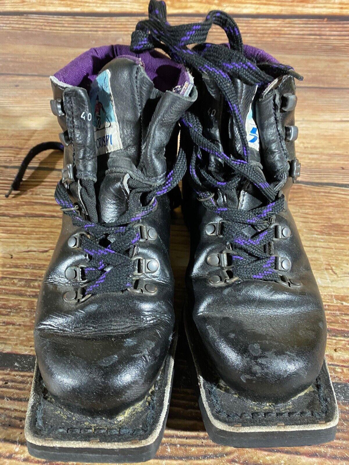 Crispi Telemark Nordic Norm Cross Ski Boots Size EU40 US7.5 NN 75mm 1616