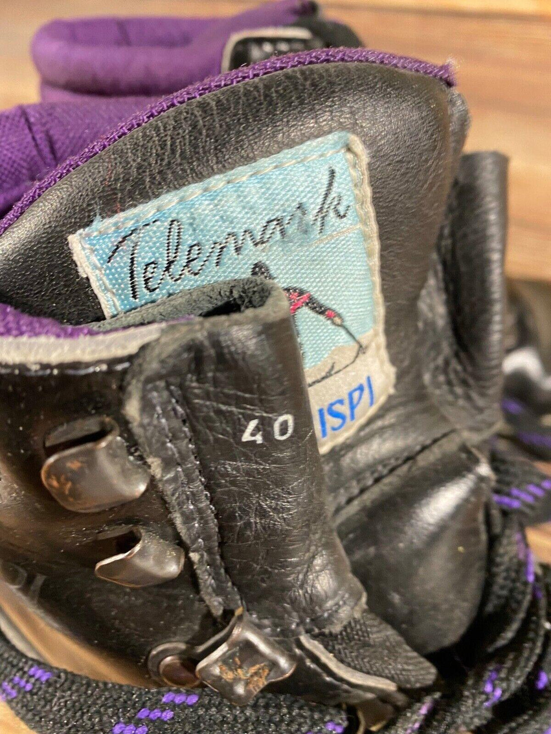 Crispi Telemark Nordic Norm Cross Ski Boots Size EU40 US7.5 NN 75mm 1616