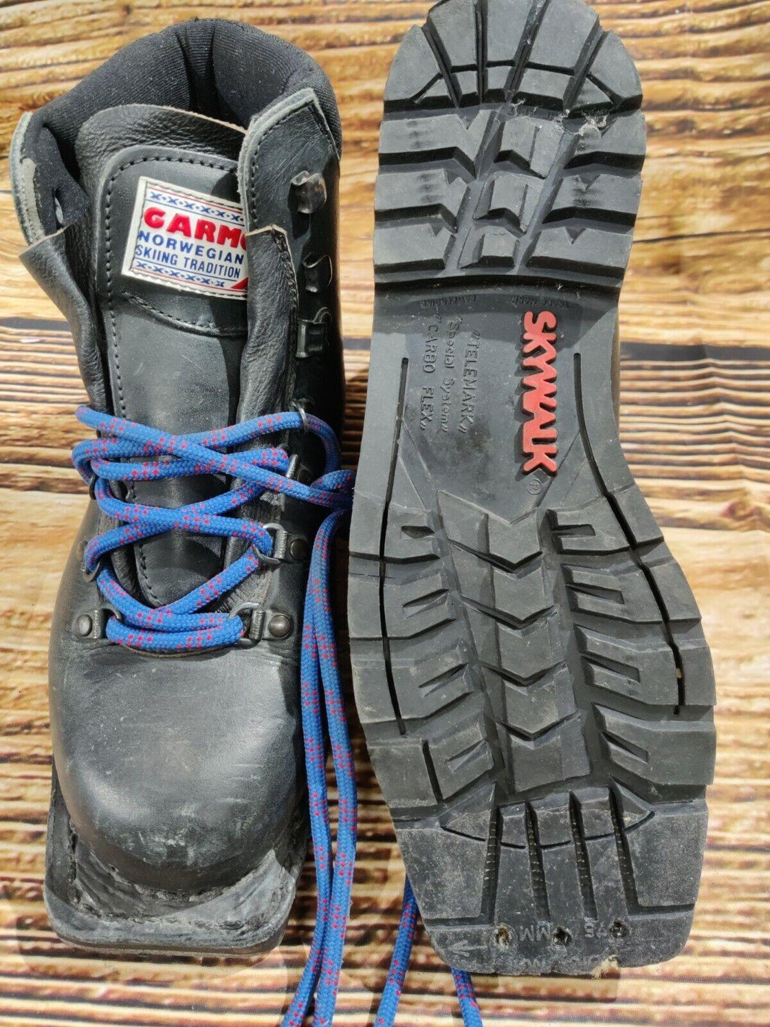 Garmont Telemark Nordic Cross Country Ski Boots Size EU38 US5.5 NN 75mm 1618