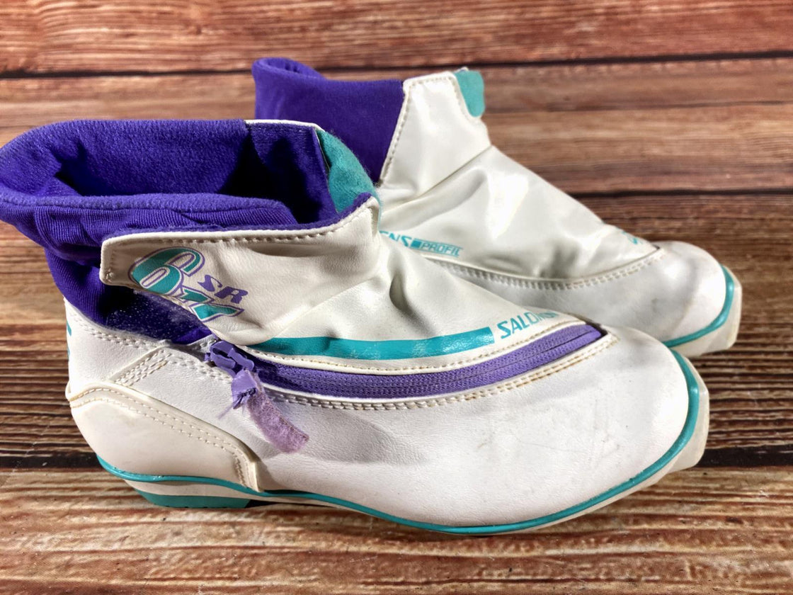 Salomon 611SR Nordic Cross Country Ski Boots Size EU38 US6 SNS Profil 2205