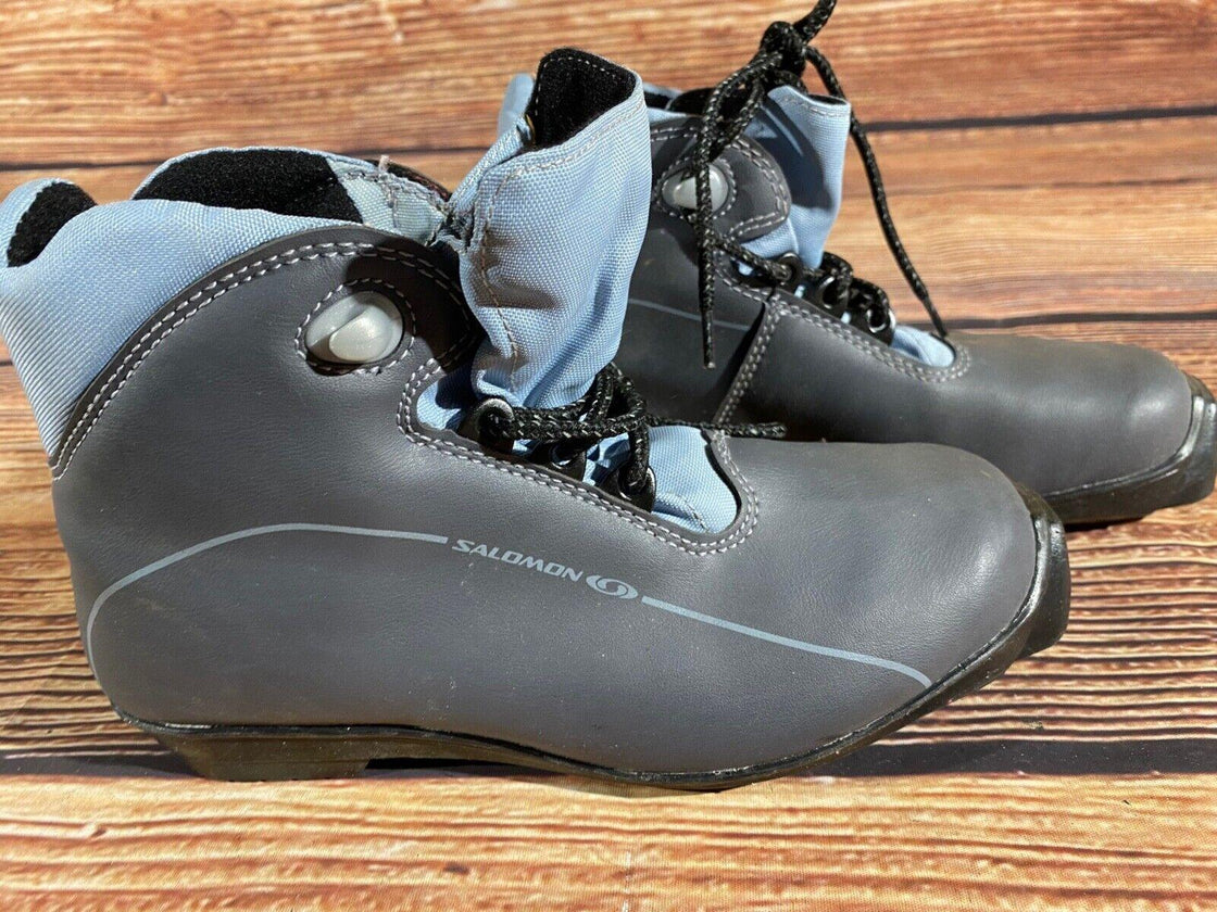 Salomon Nordic Cross Country Ski Boots Size EU38 US6.5 SNS Profil 2147