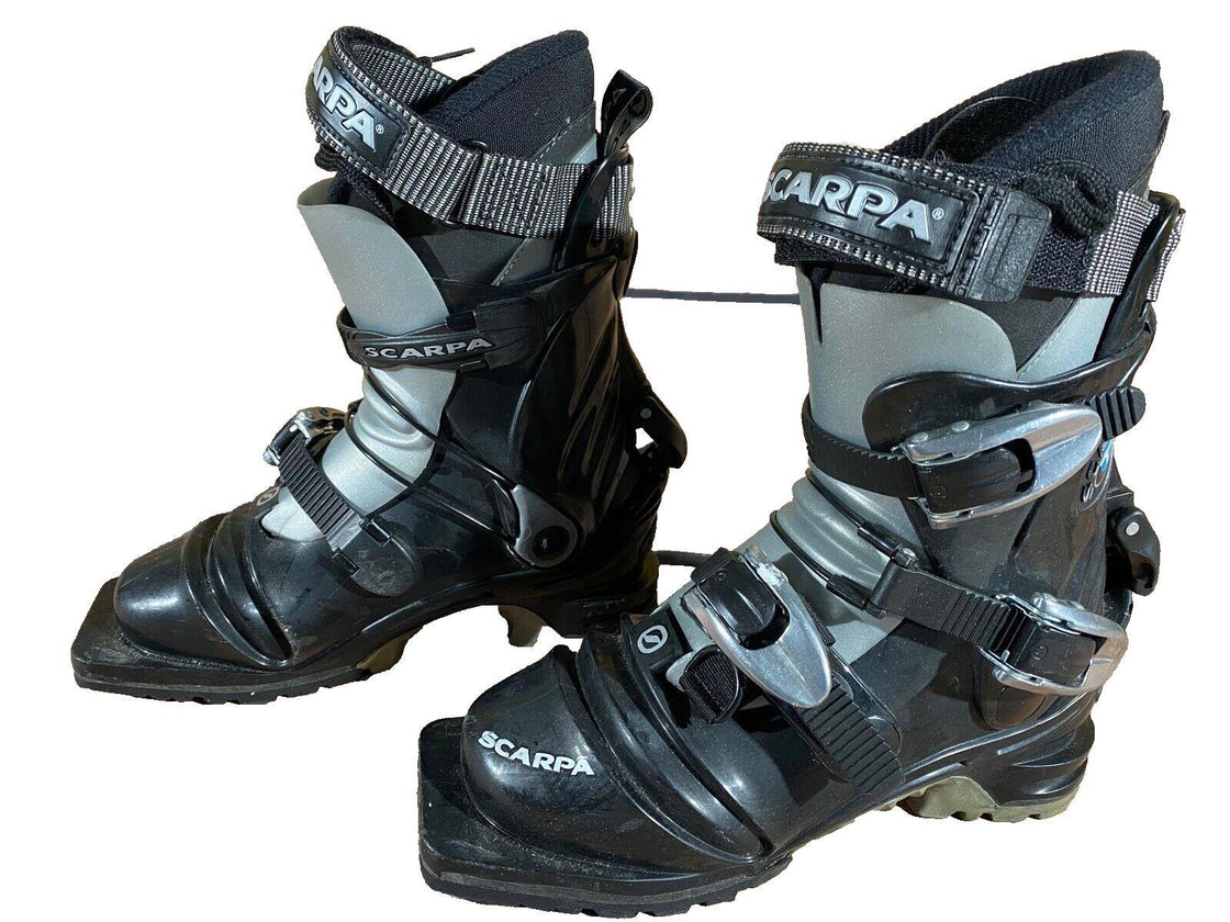 SCARPA T2 Telemark Nordic Norm Cross Ski Boots MONDO 238 US4.5 NN 75mm 3pin 1624