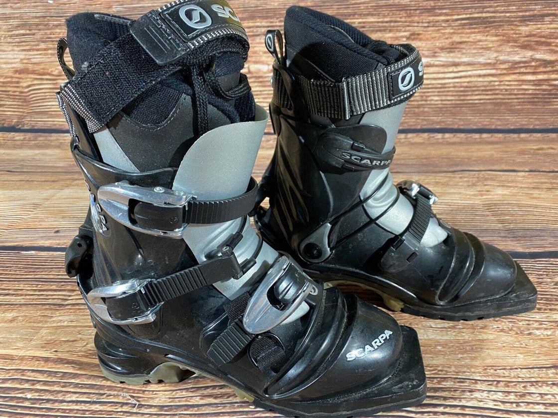 SCARPA T2 Telemark Nordic Norm Cross Ski Boots MONDO 238 US4.5 NN 75mm 3pin 1624
