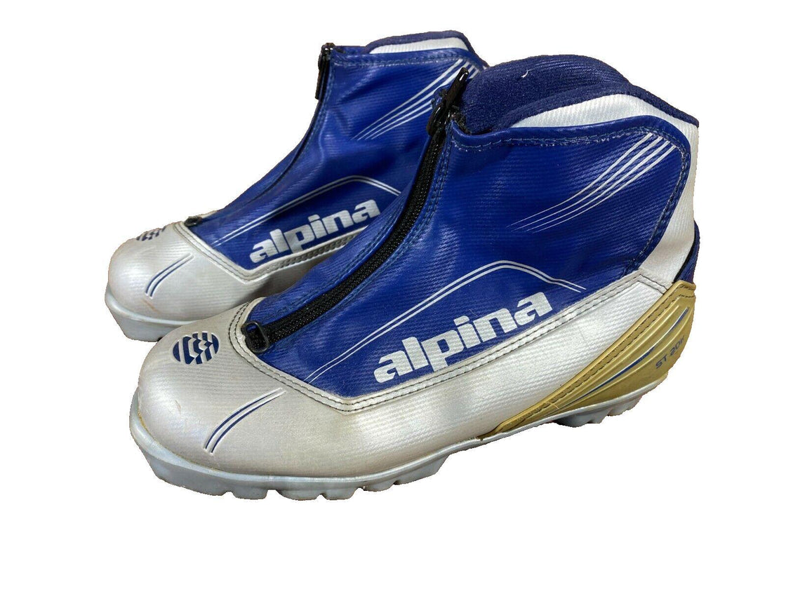 Alpina ST20JR Nordic Cross Country Ski Boots Size EU38 US6 for NNN 708