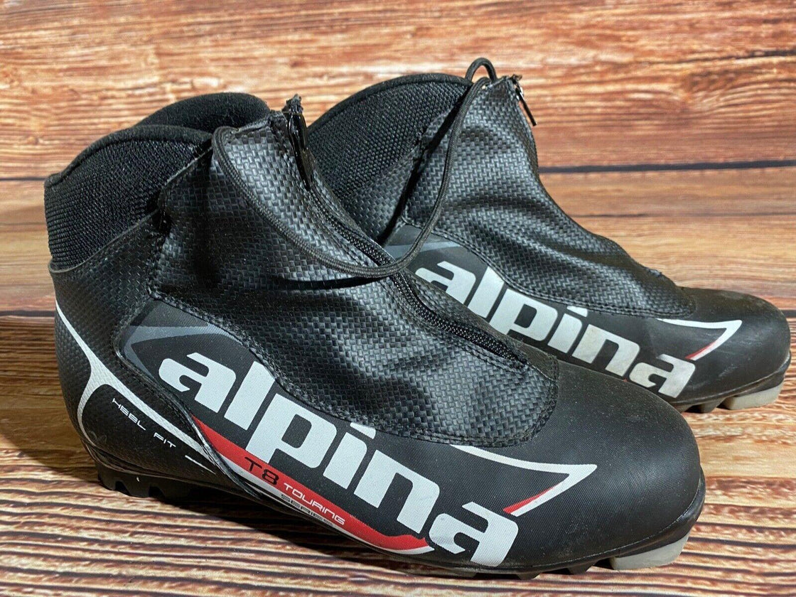 Alpina T8 Nordic Cross Country Ski Boots Size EU43 US9.5 for NNN 3058