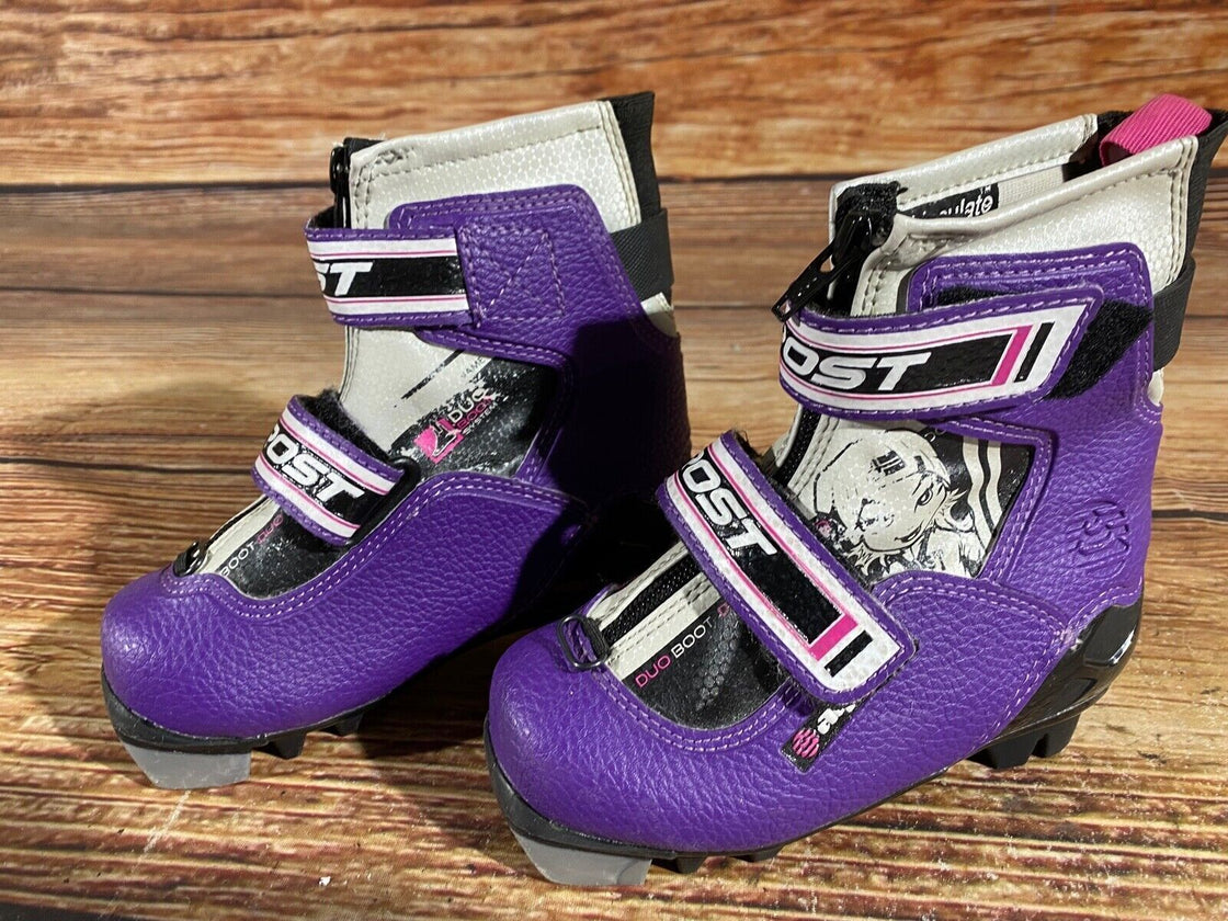 Alpina Frost Kids Nordic Cross Country Ski Boots Size EU26 US8.5 for NNN A-550