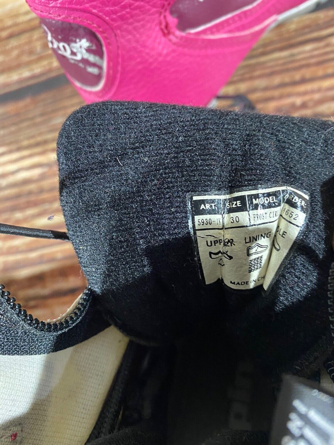 Alpina Frost Kids Nordic Cross Country Ski Boots Size EU30 US11.5 NNN A-531