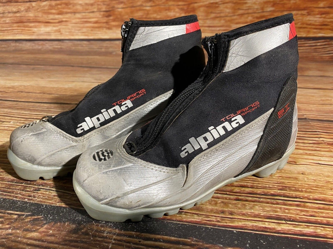 Alpina ST10jr Kids Nordic Cross Country Ski Boots Size EU33 US2 NNN A-877