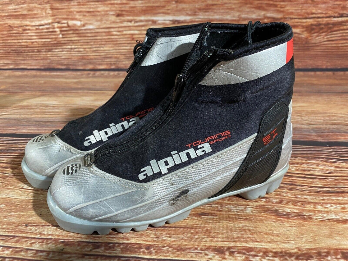 Alpina ST10jr Kids Nordic Cross Country Ski Boots Size EU34 US3 NNN A-1296