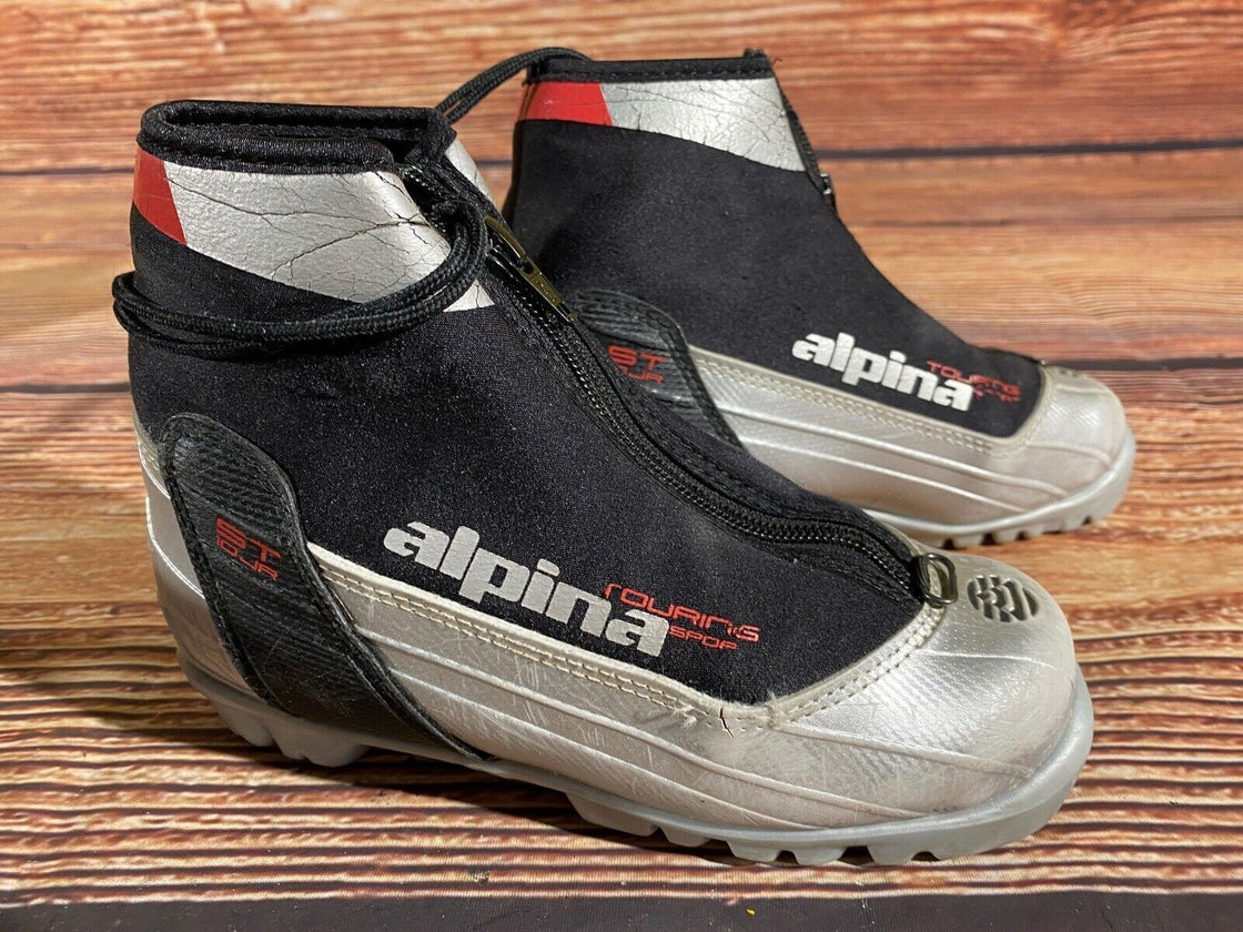 Alpina ST10jr Kids Nordic Cross Country Ski Boots Size EU34 US3 NNN A-1296