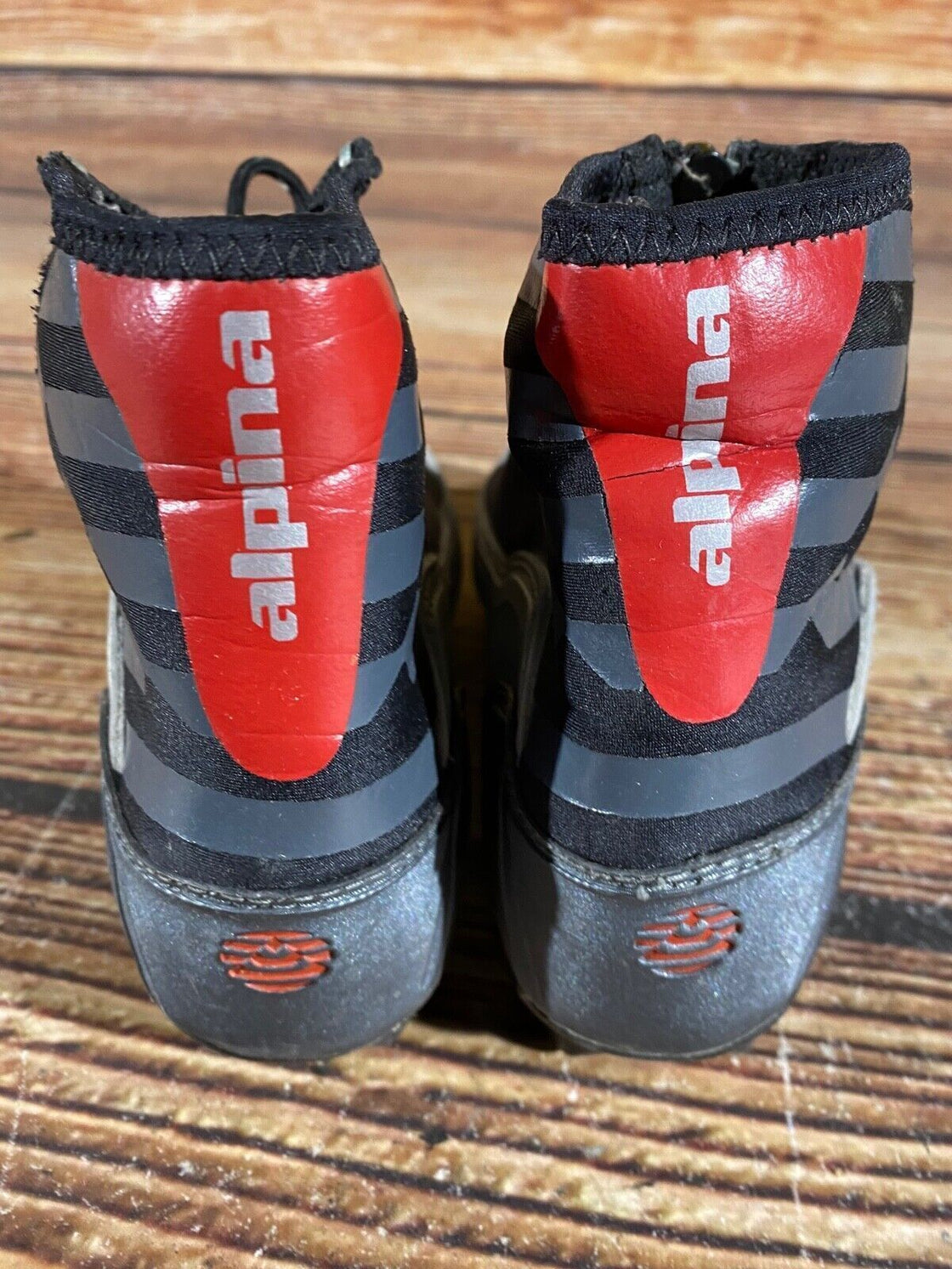 Alpina T10jr Kids Nordic Cross Country Ski Boots Size EU34 US3 for NNN A-904