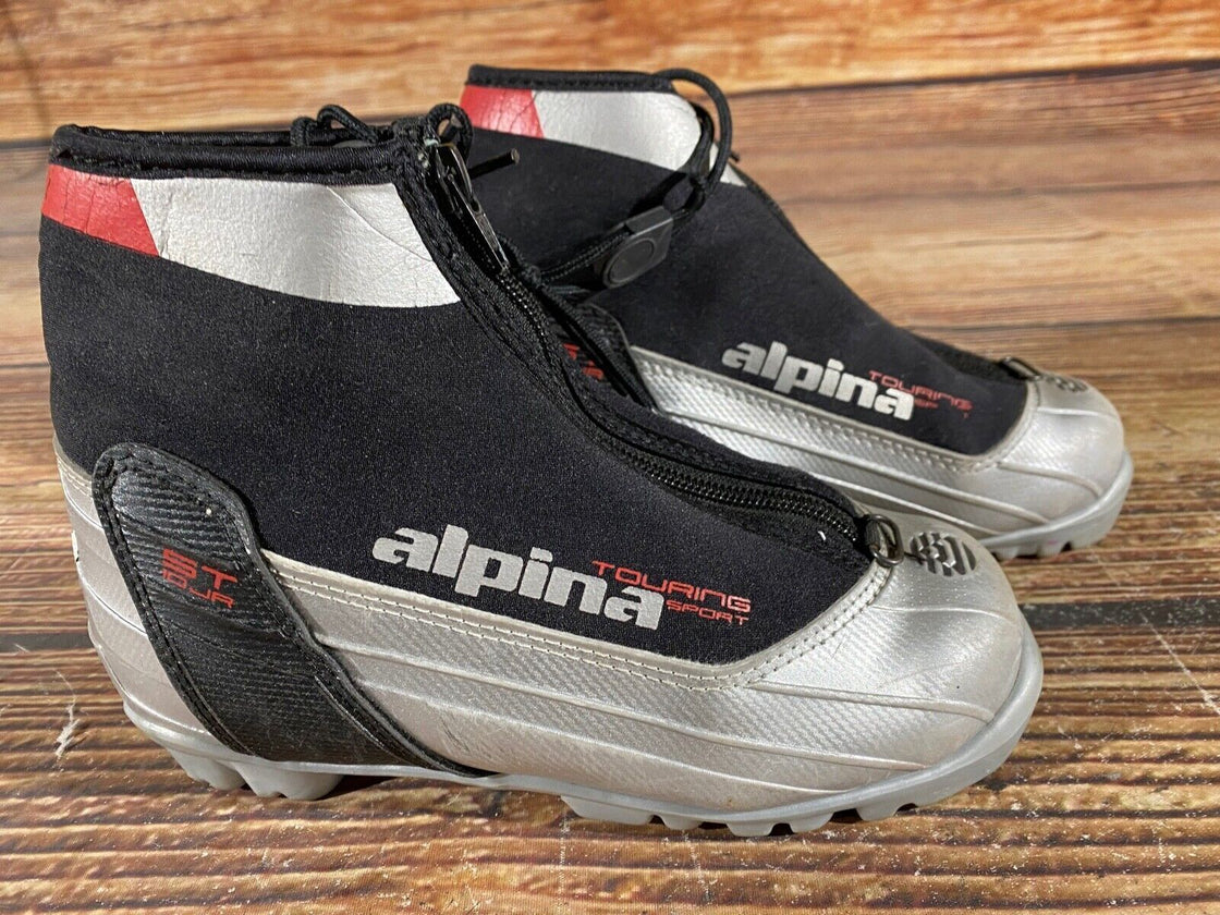 Alpina ST10jr  Kids Nordic Cross Country Ski Boots Size EU34 US3 NNN A-1025