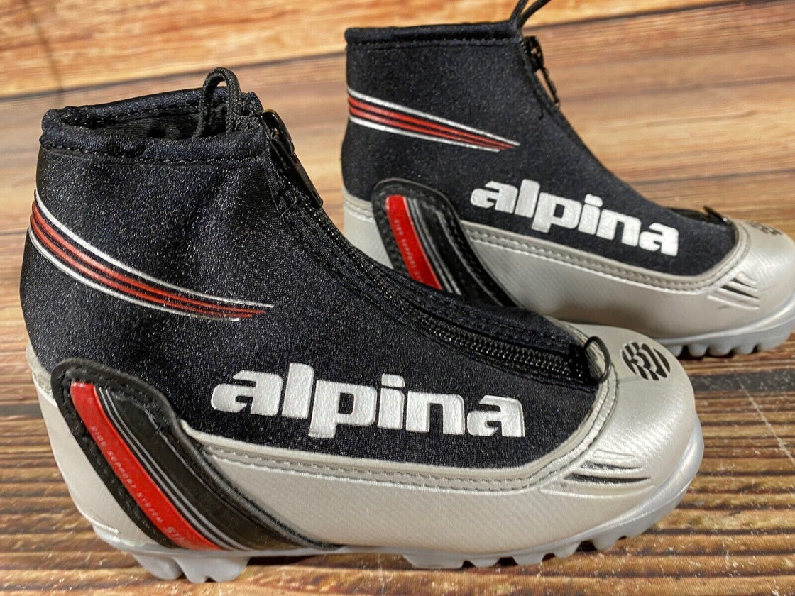 Alpina ST10jr Kids Nordic Cross Country Ski Boots Size EU29 US11 NNN A-999