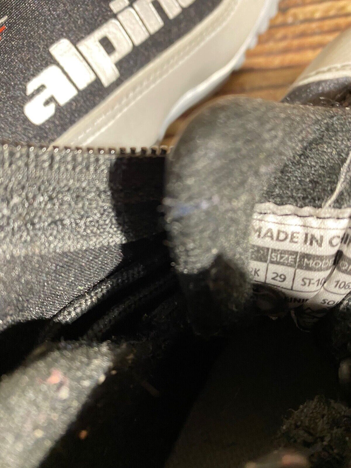 Alpina ST10jr Kids Nordic Cross Country Ski Boots Size EU29 US11 NNN A-999