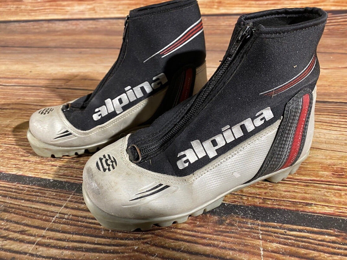 Alpina ST10 Kids Nordic Cross Country Ski Boots Size EU33 US2 for NNN A-910