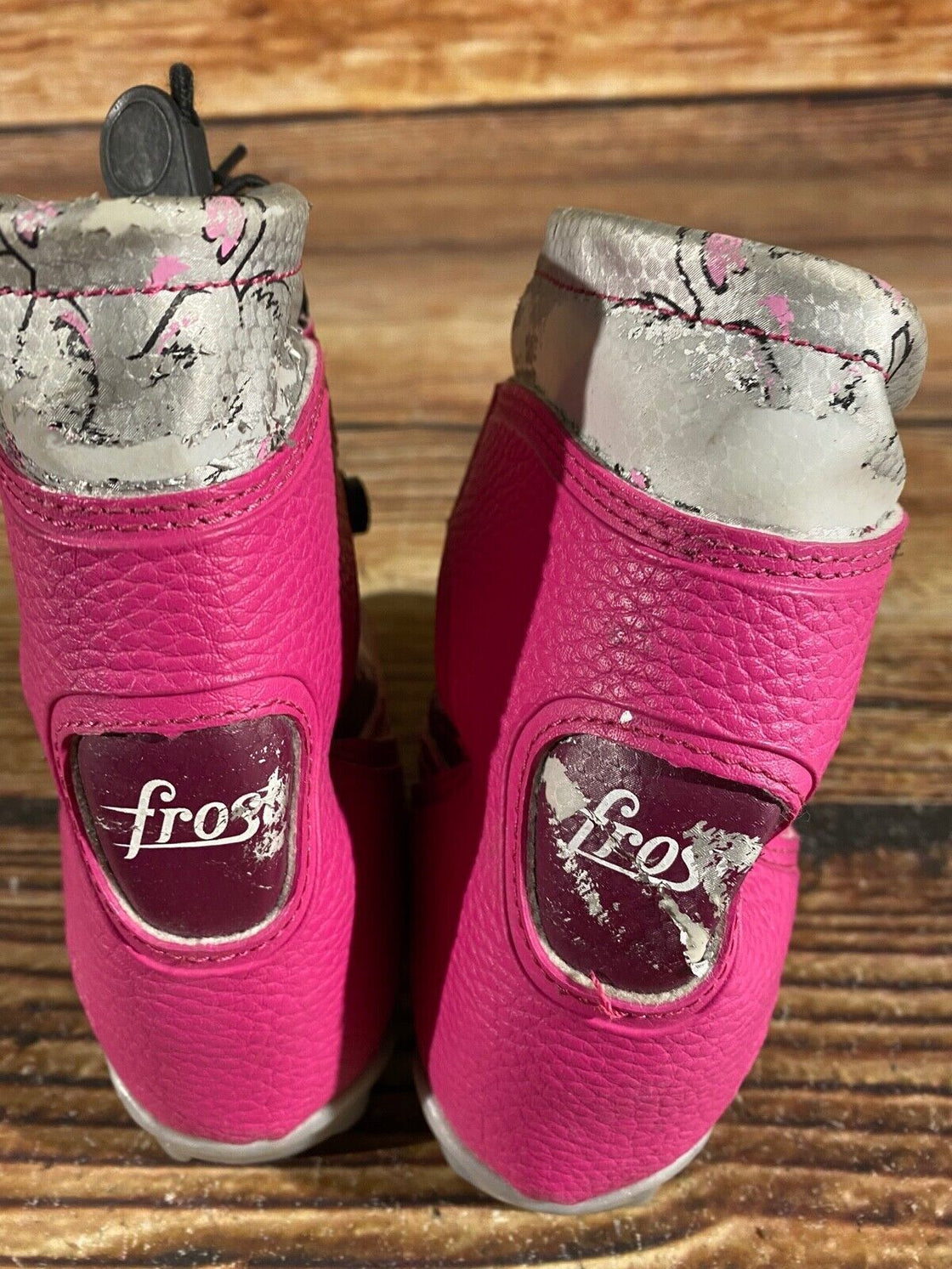 Alpina Frost Kids Nordic Cross Country Ski Boots Size EU28 US10.5 for NNN A-897