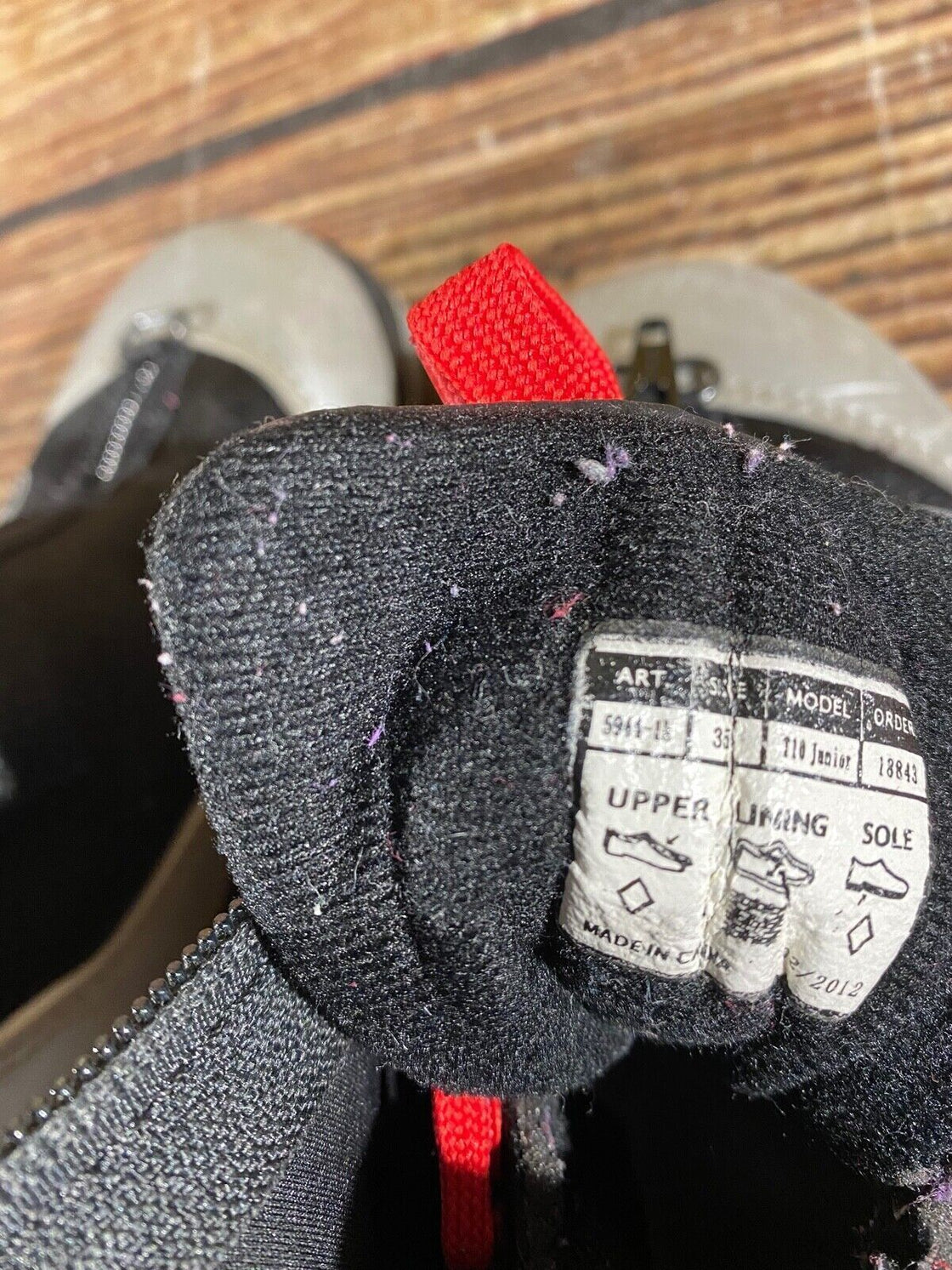 Alpina T10jr Kids Nordic Cross Country Ski Boots Size EU35 US3.5 for NNN A-906