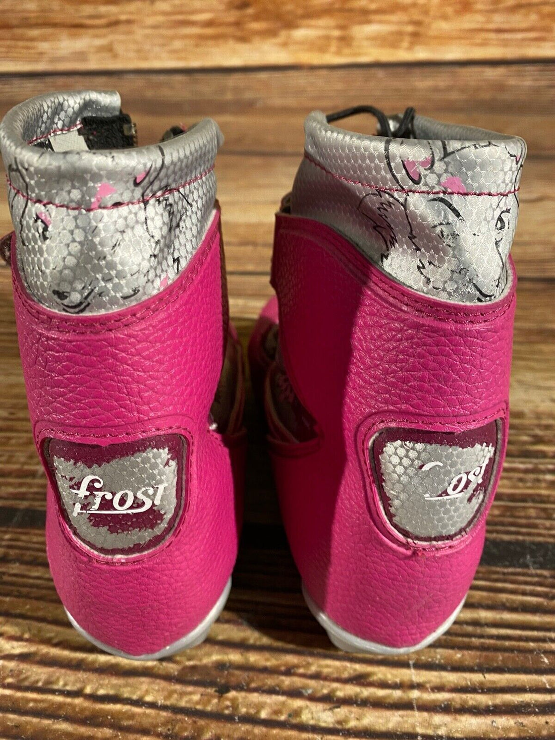 Alpina Frost Kids Nordic Cross Country Ski Boots Size EU32 US1.5 for NNN A-630