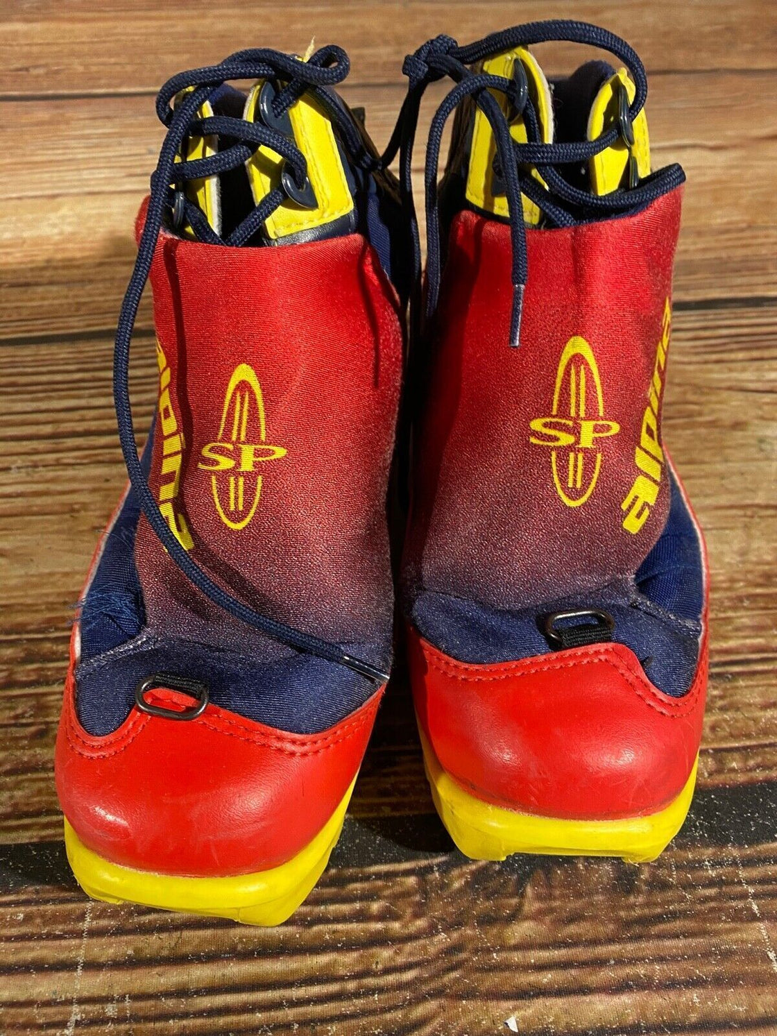 Alpina 312 jr Kids Nordic Cross Country Ski Boots Size EU35 US3.5 NNN A-649