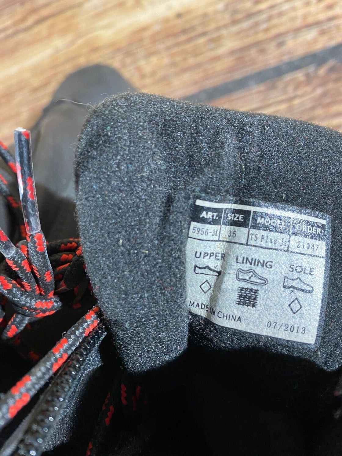 Alpina T5TR Kids Nordic Cross Country Ski Boots Size EU35 US3.5 NNN A-724