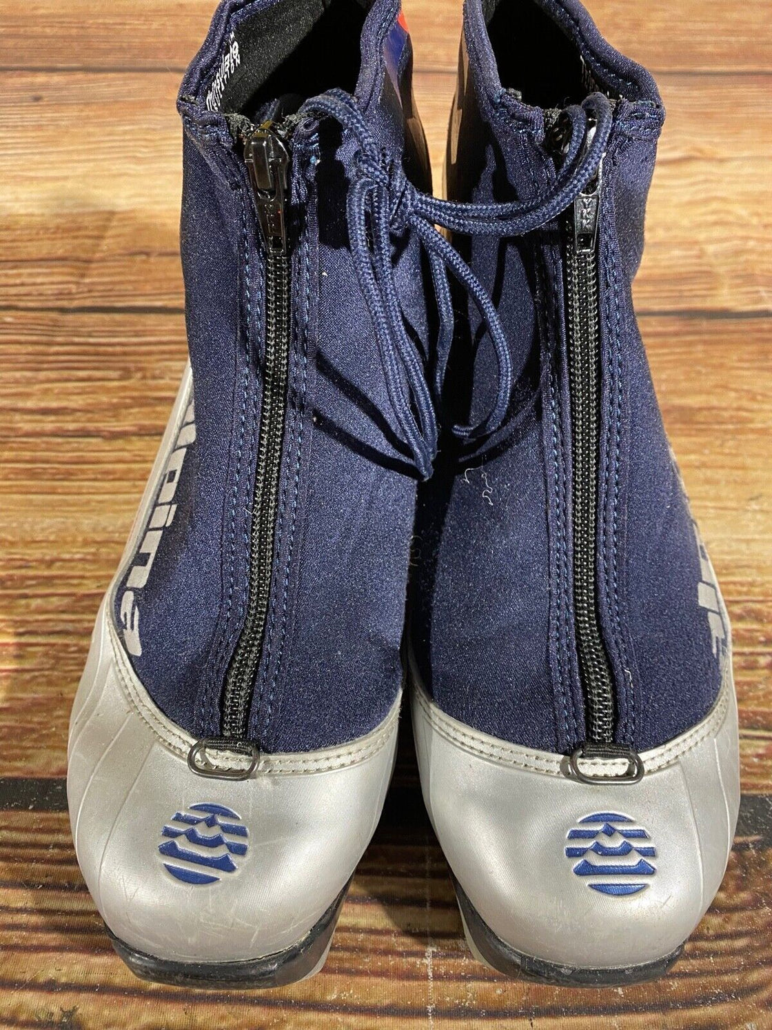 Alpina T10jr Nordic Cross Country Ski Boots Kids Size EU35 US3.5 for NNN A-595