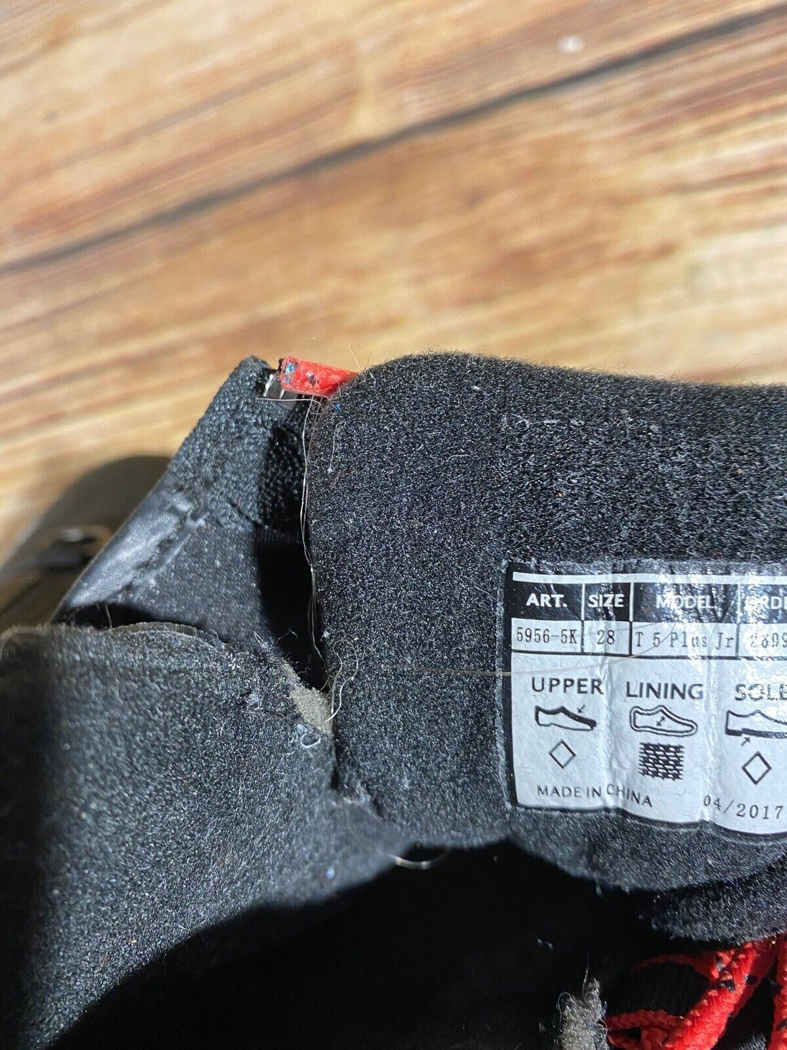 Alpina T5 plus Nordic Cross Country Ski Boots Kids Size EU28 US10.5 NNN A-618