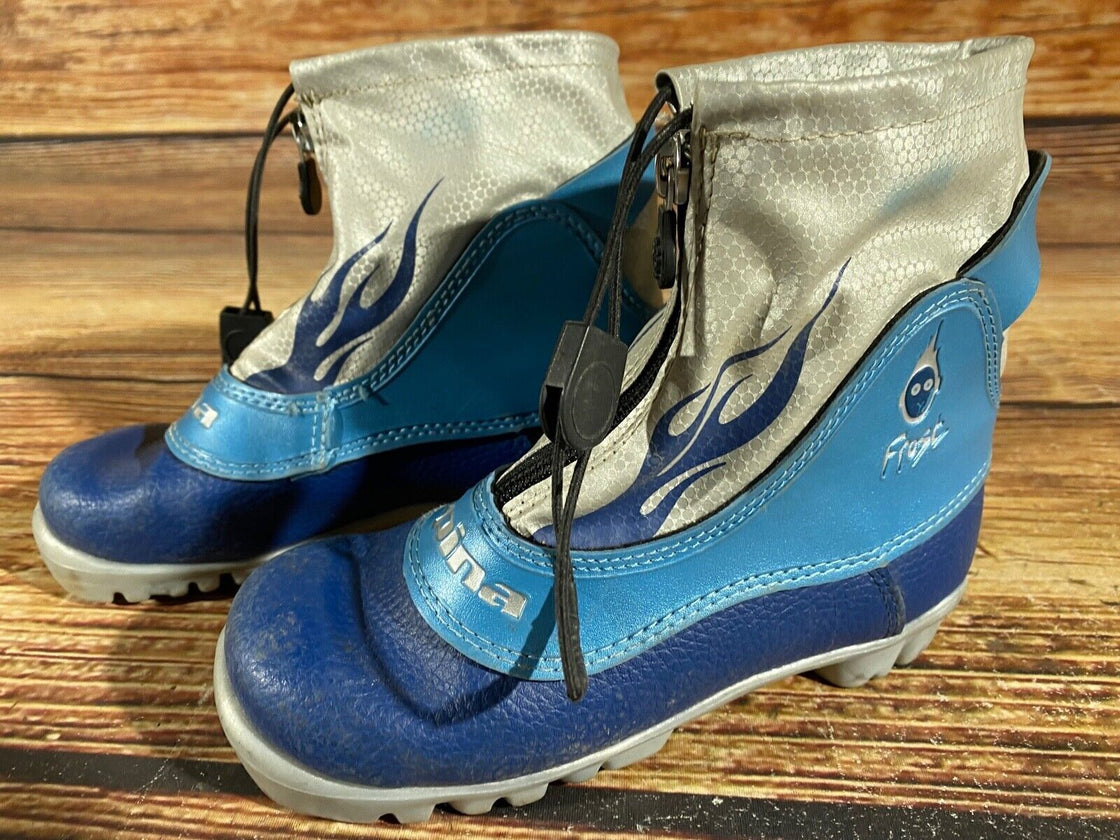 Alpina Frost Kids Nordic Cross Country Ski Boots Size EU30 US11.5 NNN A-530