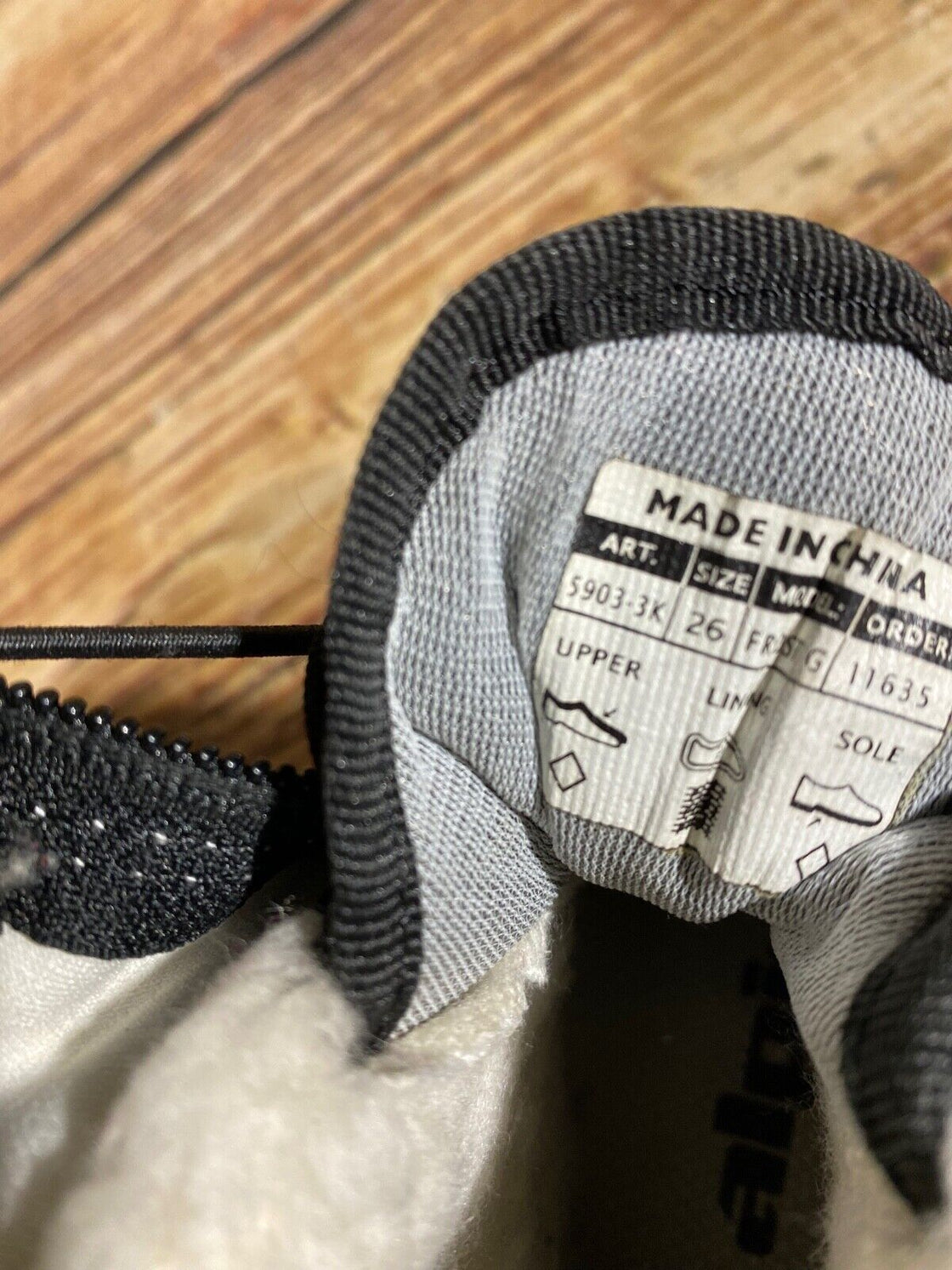 Alpina Frost Kids Nordic Cross Country Ski Boots Size EU26 US8.5 for NNN A-552