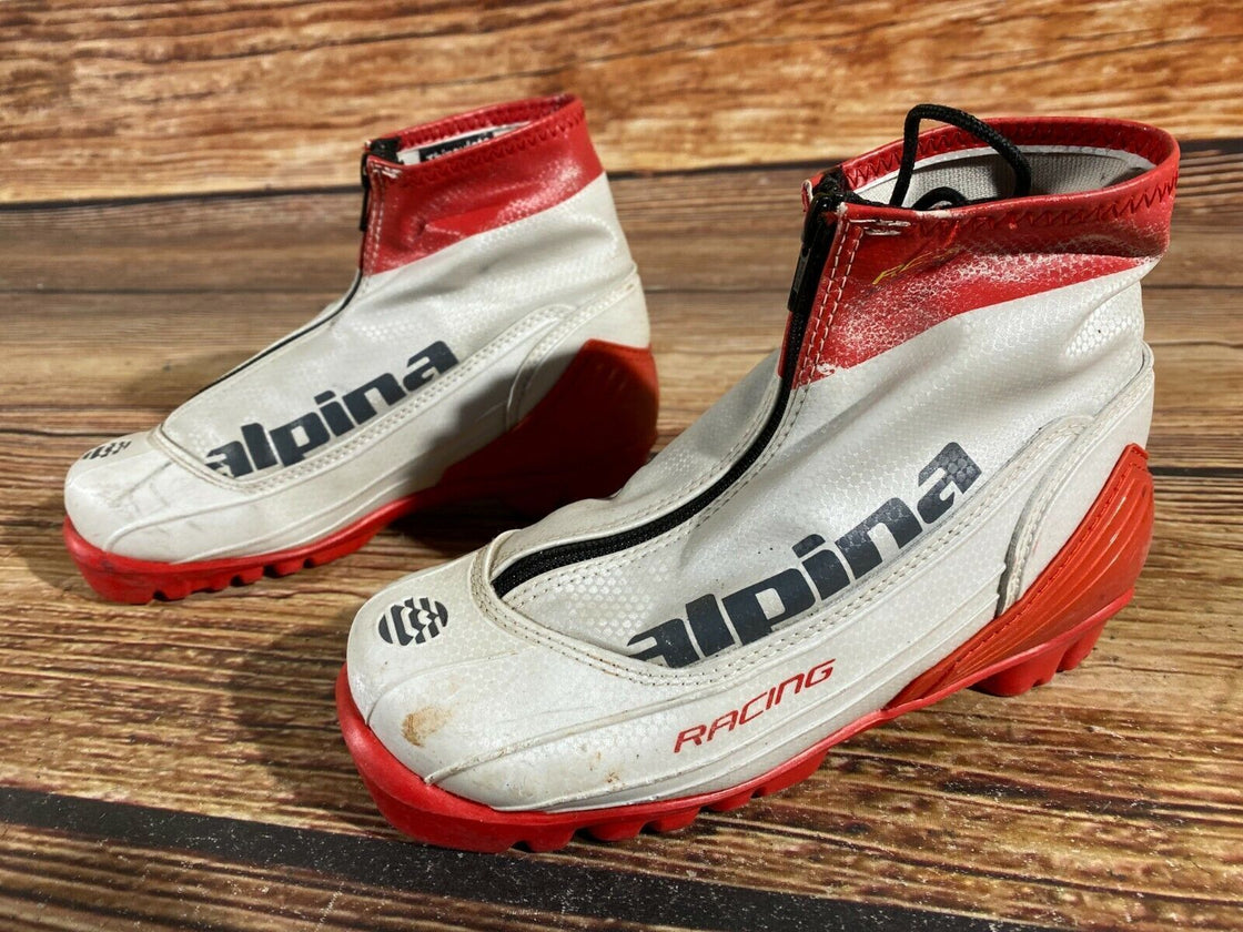 Alpina RC jr Kids Nordic Cross Country Ski Boots Size EU34 US3 NNN A-512