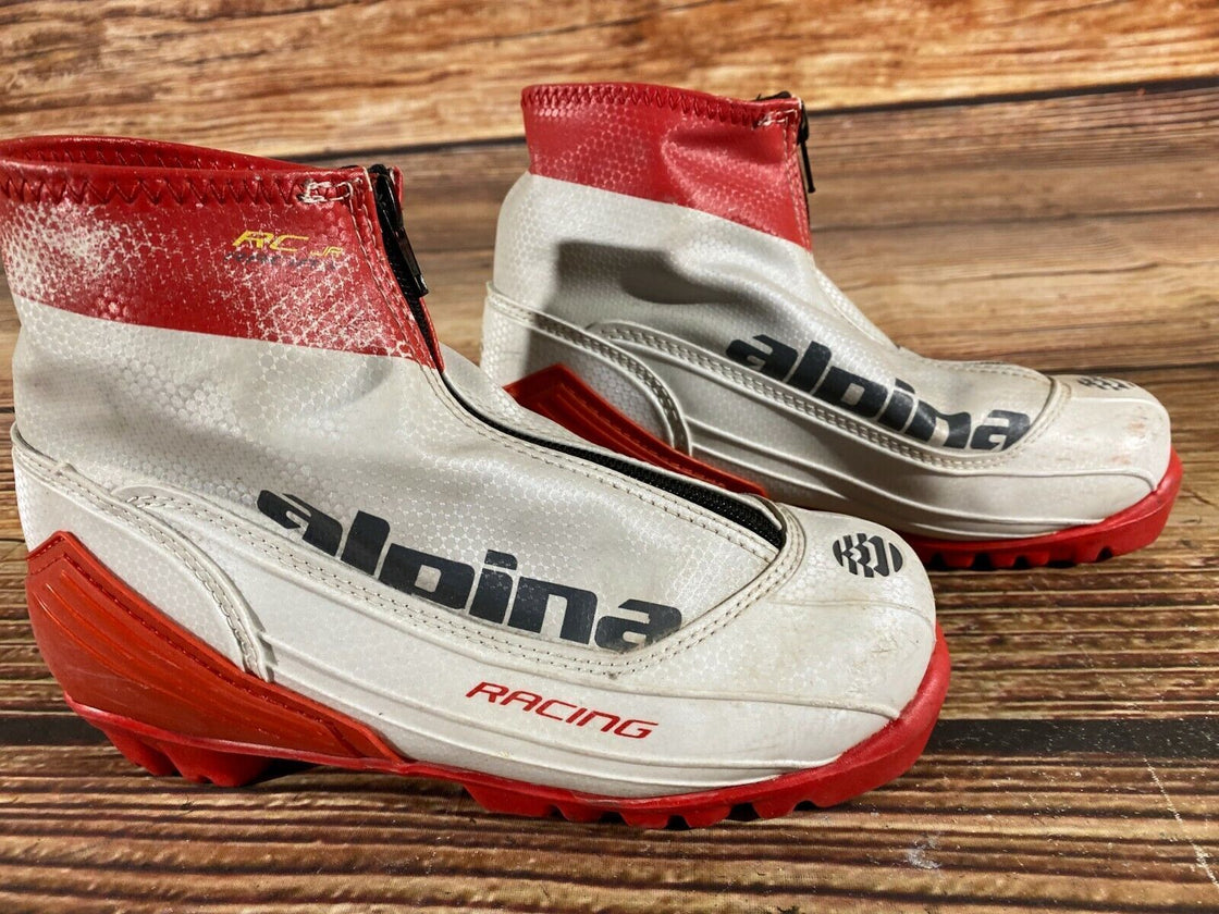 Alpina RC jr Kids Nordic Cross Country Ski Boots Size EU34 US3 NNN A-512