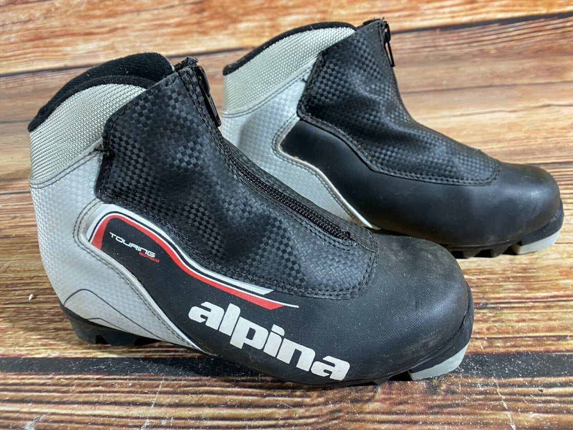 Alpina Touring Kids Nordic Cross Country Ski Boots Size EU35 US3.5 NNN A-507
