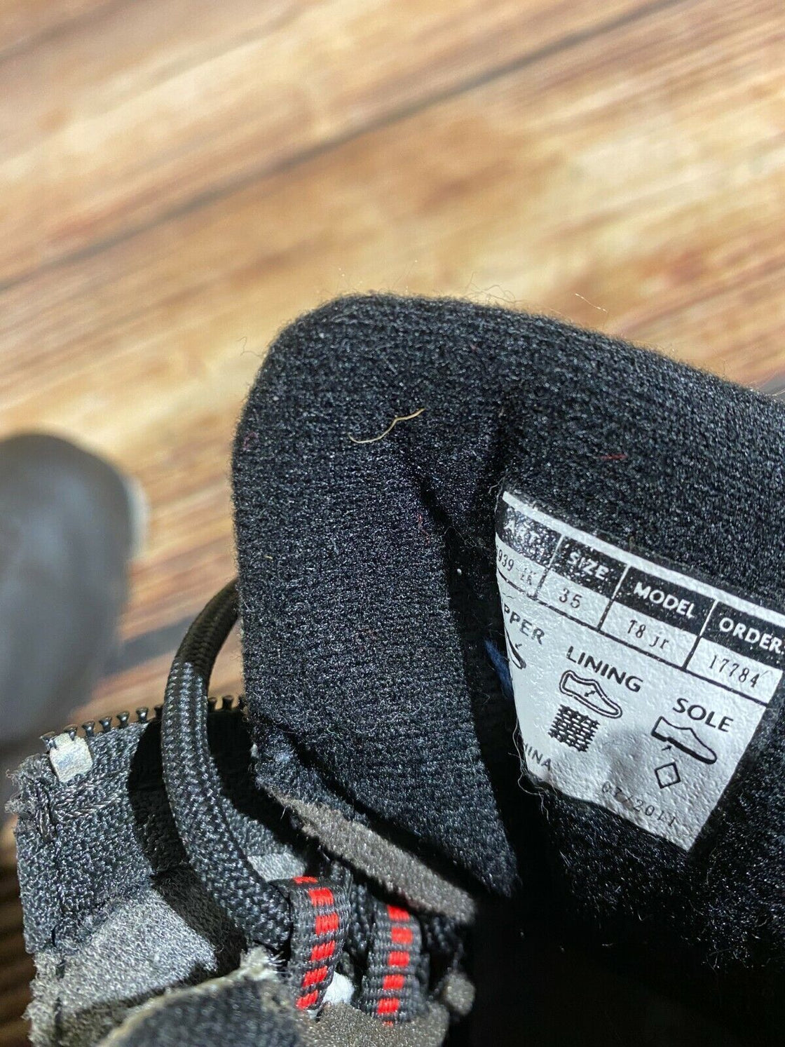 Alpina Touring Kids Nordic Cross Country Ski Boots Size EU35 US3.5 NNN A-507