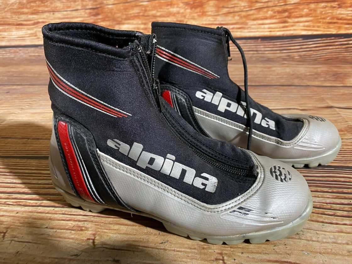 Alpina ST10 Kids Nordic Cross Country Ski Boots Size EU36 US4.5 for NNN A-71