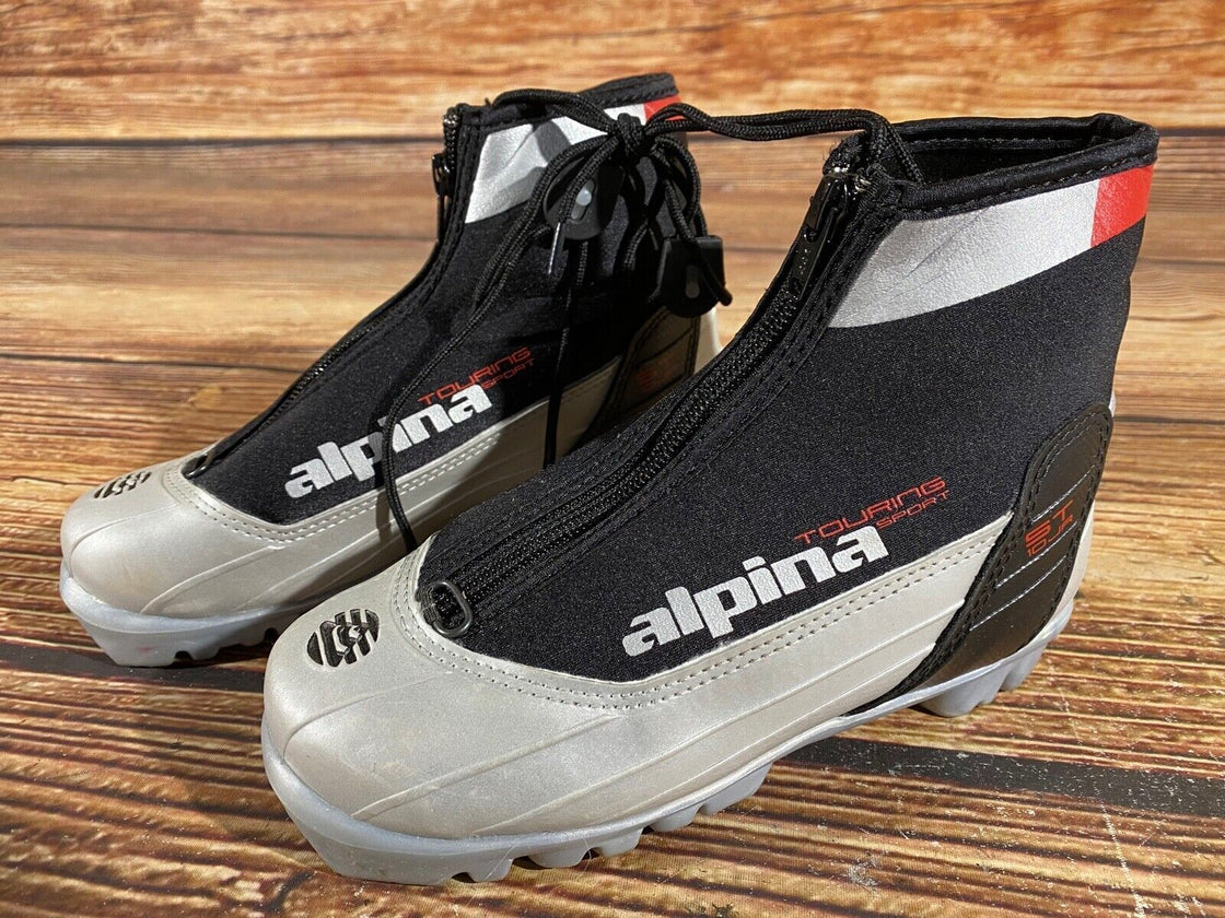 Alpina ST10jr Kids Nordic Cross Country Ski Boots Size EU33 US2 NNN A-655