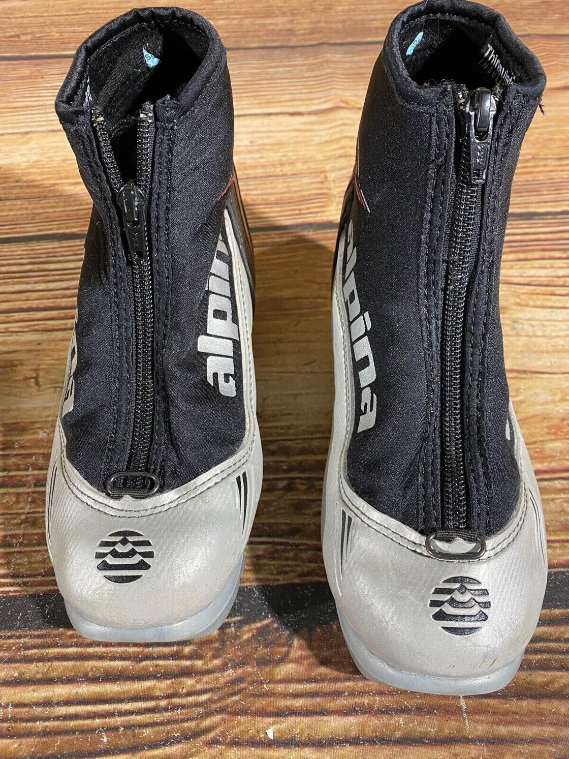 Alpina St10jr Nordic Cross Country Ski Boots Kids Size EU33 US2 for NNN A-622