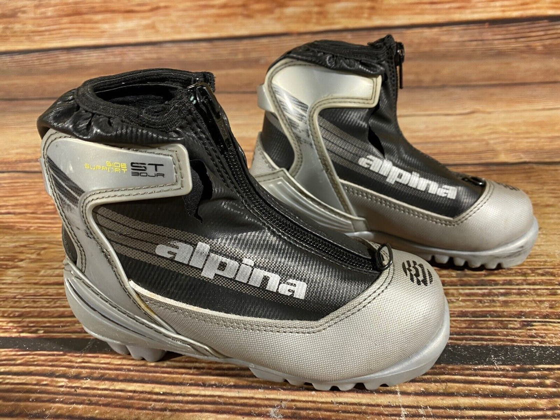 Alpina ST30jr Nordic Cross Country Ski Boots Kids Size EU29 US11 for NNN A-591